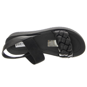 W' Keenly Black Sandals - Sandali Donna Neri SMSKEENLY-BLK  STEVE MADDEN 