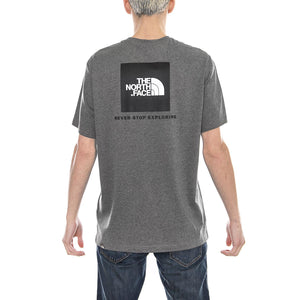 Red Box Tee - Tnf Medium Grey Heather - Maglietta Girocollo Uomo Grigia T92TX2JBV  THE NORTH FACE 