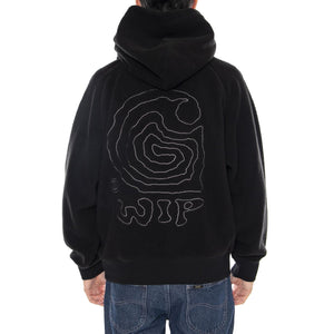 Hooded Helix Sweat Black / Porphyry - Felpa con Cappuccio Uomo Nera I035598.39SXX . CARHARTT WIP 