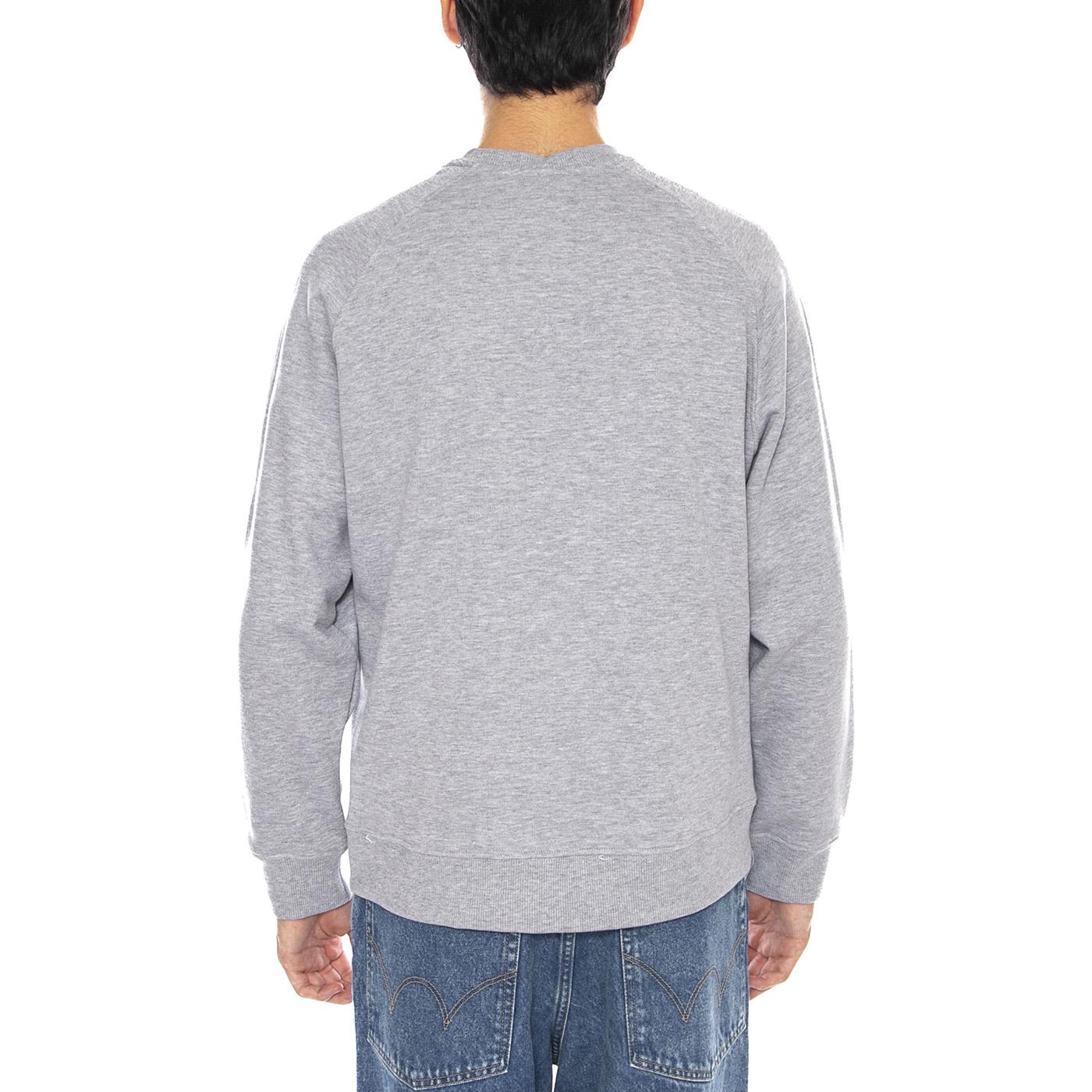 Varsity Raglan Crew Grey - Felpa Girocollo Uomo Grigia 6050205 10122 CAT 