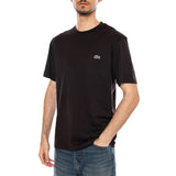 T-SHIRT BLACK - Herren Kurzarm-T-Shirt Schwarz LACOSTE