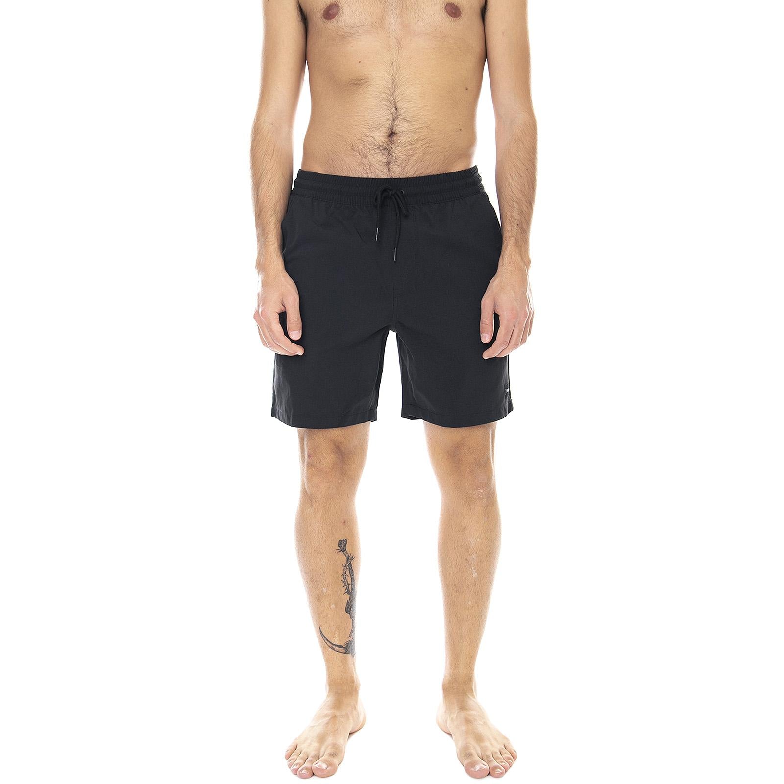 Mens Convoy Volley Swim Trunks - Black - Bermuda da Bagno Uomo Neri CI7345-010  HURLEY 