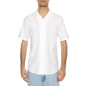Onscaiden Life Solid Resort White - Camicia Mancihe Corte Uomo Bianca 22025116-W  ONLY & SONS 