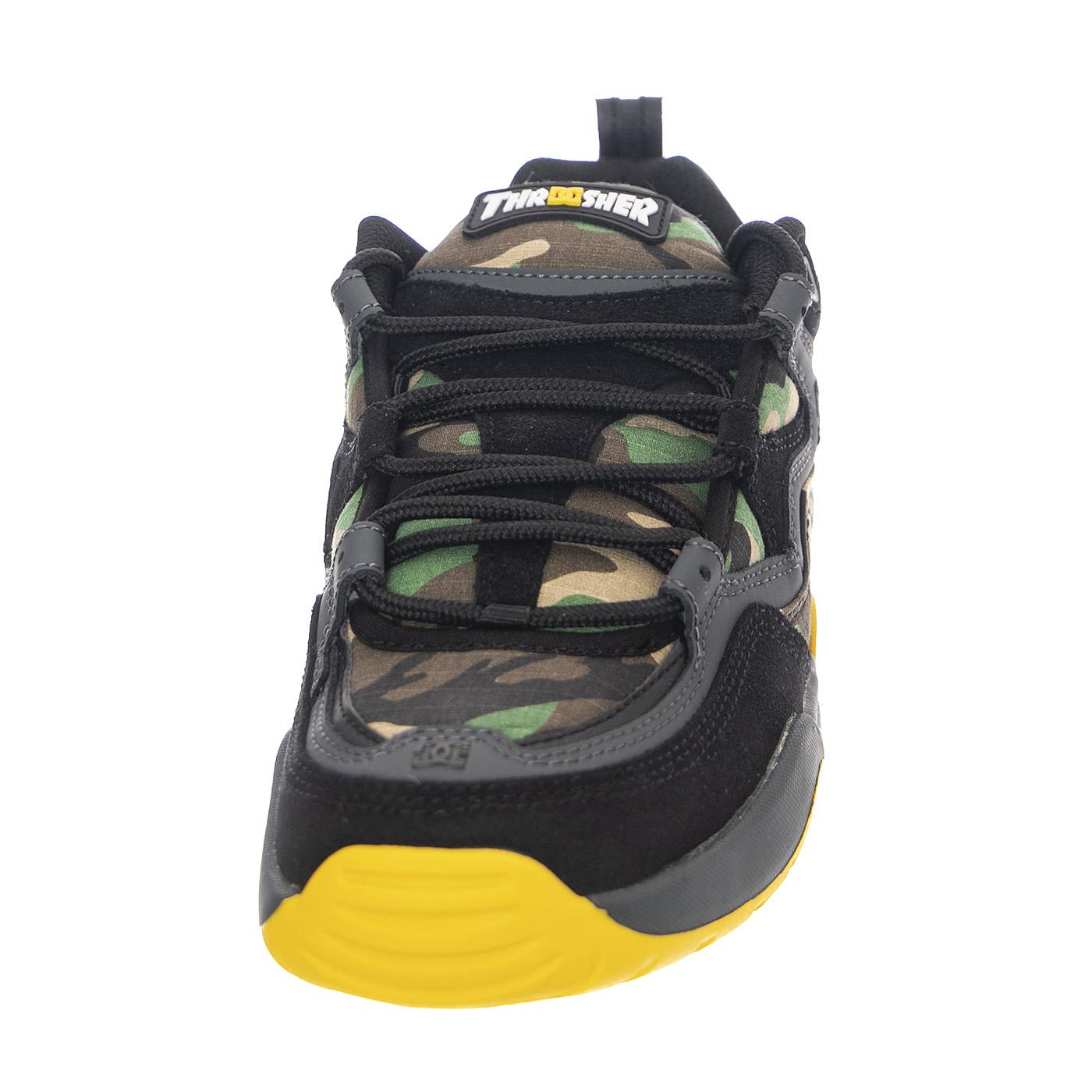 M' DC Shoes Truth Thrasher Black / Camo - Scarpe Stringate Profilo Basso Uomo Nere / Camo ADYS100761-BCM  DC 