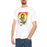 SKATEISTAN / OBEY TEE - Crewneck T-Shirt Herren Weiß  Herren OBEY