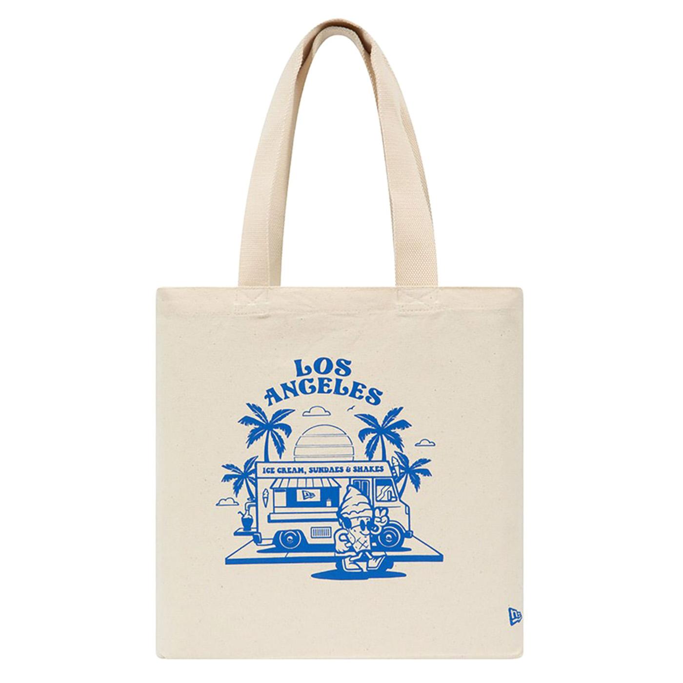 NE Graphic Tote Bag New Era Ivory / Baz - Borsa Shopping Bag Beige 60503776  NEW ERA 
