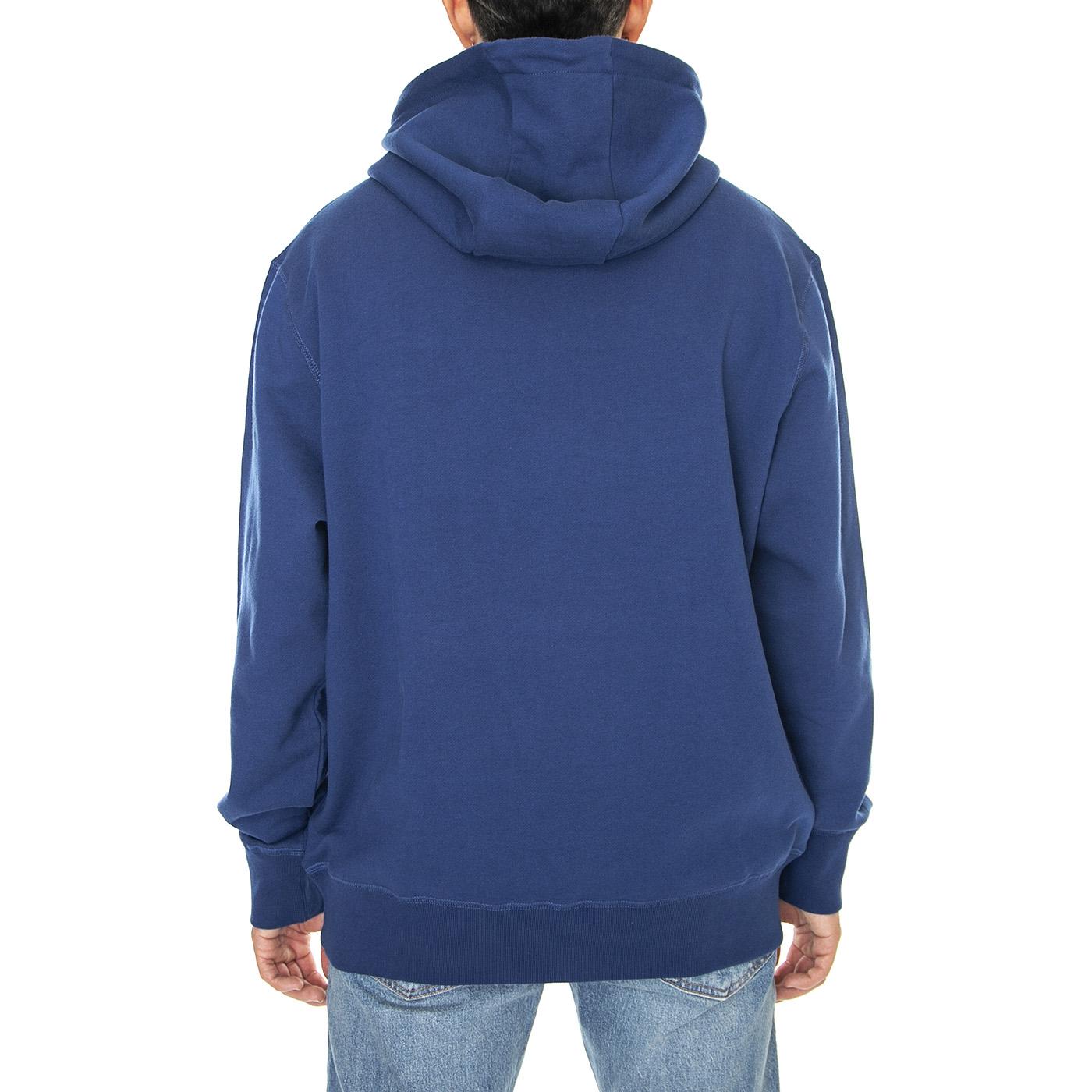 Hoodie With Logo Ink - Felpa con Cappuccio Uomo Blu 61625-974  BEN SHERMAN 