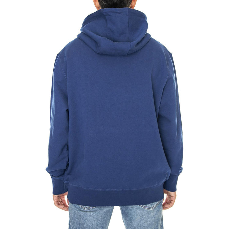 Hoodie With Logo Ink - Felpa con Cappuccio Uomo Blu 61625-974  BEN SHERMAN 