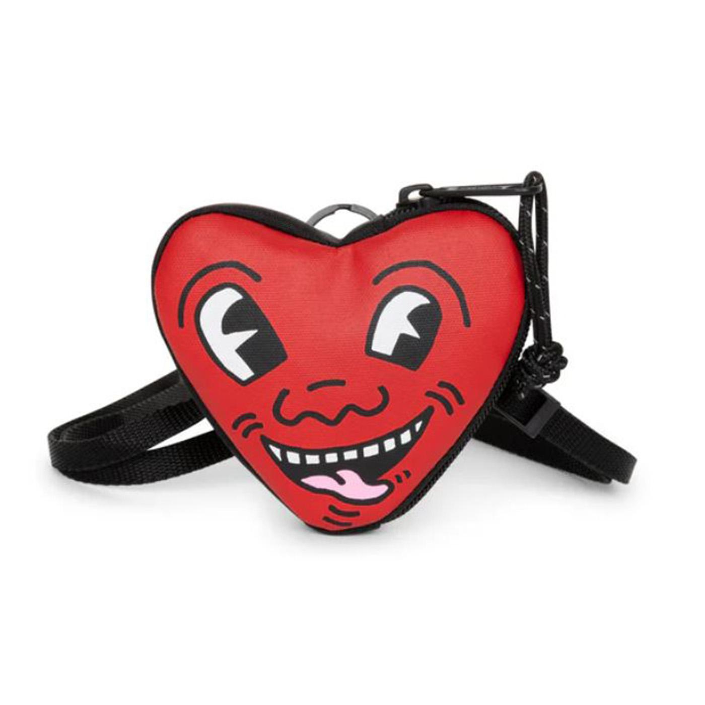GROUPIE HEART KEITHHARINGHEART - Borsello a Tracolla Rosso Collaborazione con Keith Haring EK0A5BN7 6Z61 EASTPAK 