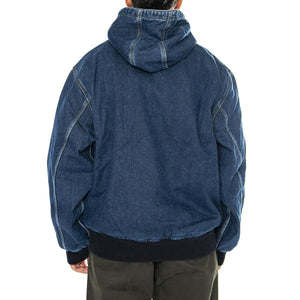 OG Active Jacket Blue stone washed - Giacca con Cappuccio Uomo Denim Jeans Blu I032232.0106 . CARHARTT WIP 