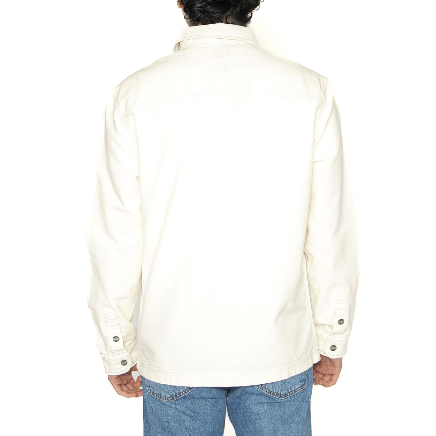 Workwear Overshirt Ecru - Camicia Uomo Bianca 112364122  LEE 