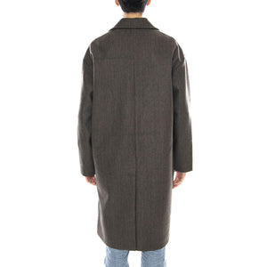 Worf Life Oversize Coat OTW -- Cappotto Uomo Bungee Cord Melange Velluto 22031195-4787204 . ONLY & SONS 
