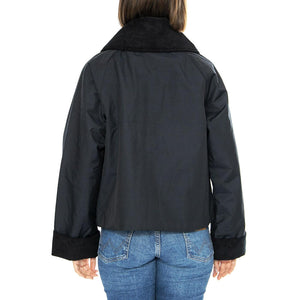 Nora Casual Jacket Dark Navy / Military Brown - Giacca Donna Blu LCA0342-NY91  BARBOUR 