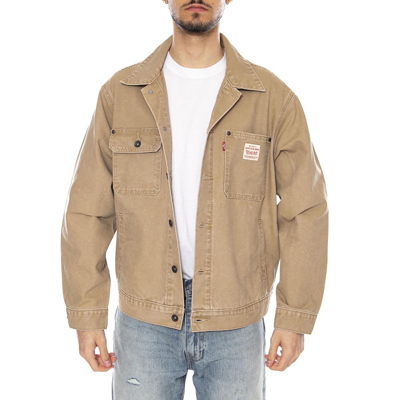 SUNRISE TRUCKER TIGER'S EYES - Giacca Uomo Beige A4820 0023 LEVIS 