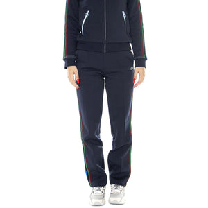 Pant.Tuta XF1647-166 Blue Pants - Pantaloni Donna Blu XF1647-166  LACOSTE 