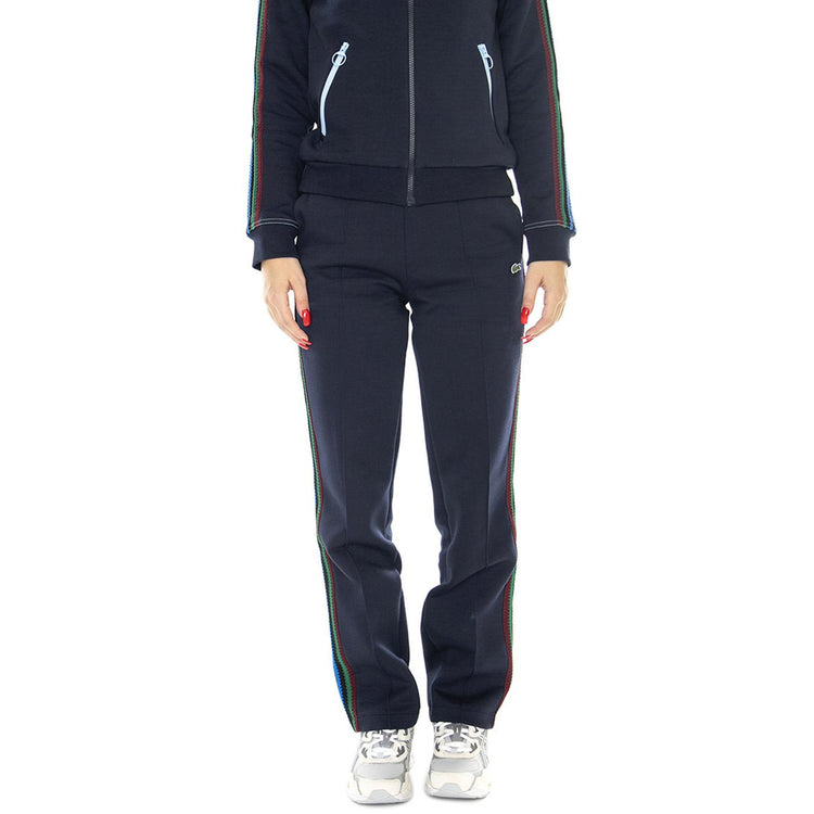 Pant.Tuta XF1647-166 Blue Pants - Pantaloni Donna Blu XF1647-166  LACOSTE 