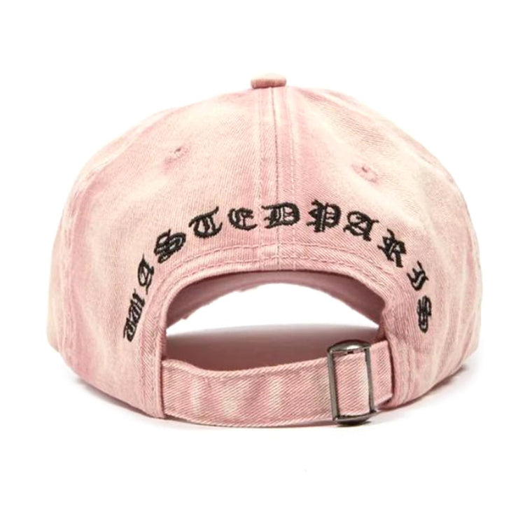Destroy Never Comes 6 Panels Cap Faded Sour Pink - Cappellino con Visiera Rosa SS24P2  WASTED PARIS 