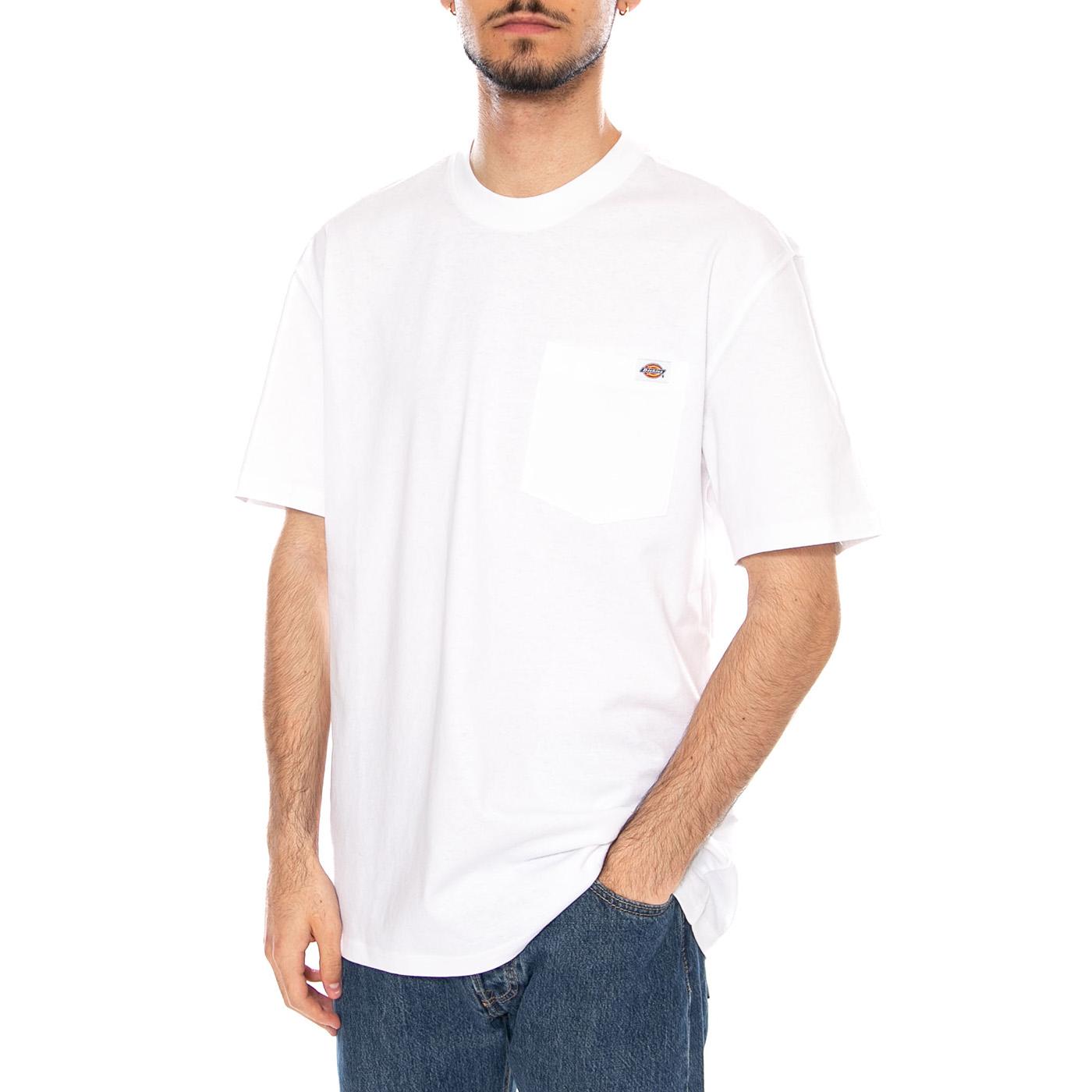 LURAY POCKET TEE SS - Maglietta Girocollo Uomo Bianca DK0A4Y FCWHX1 DICKIES 