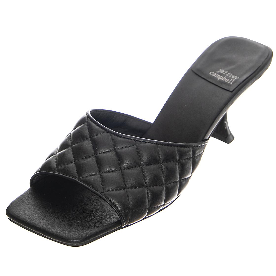 Womens Mr-Big-Q Black Sandals JCSJC633178-BLA  JEFFREY CAMPBELL 