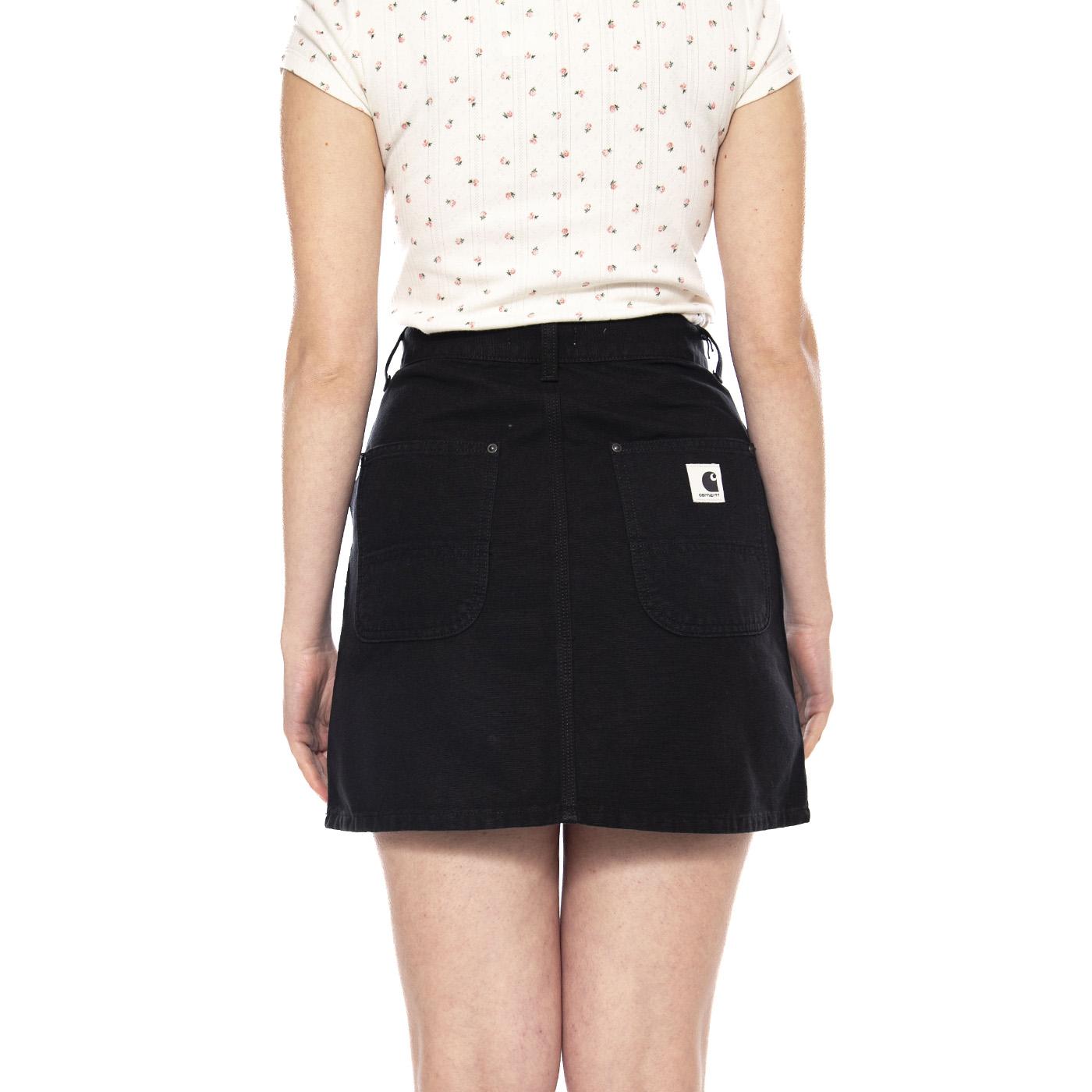 W' Maeve Double Knee Skirt - Gonna Donna Nera I034836 8906 CARHARTT WIP 