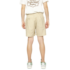 Beige Linen Shorts - Bermuda Uomo Beige 5002-02-5002-02  OAS 