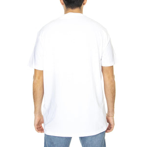 Printed Chest Stripe Tee White - Maglietta Girocollo Uomo Bianca 67133-010  BEN SHERMAN 