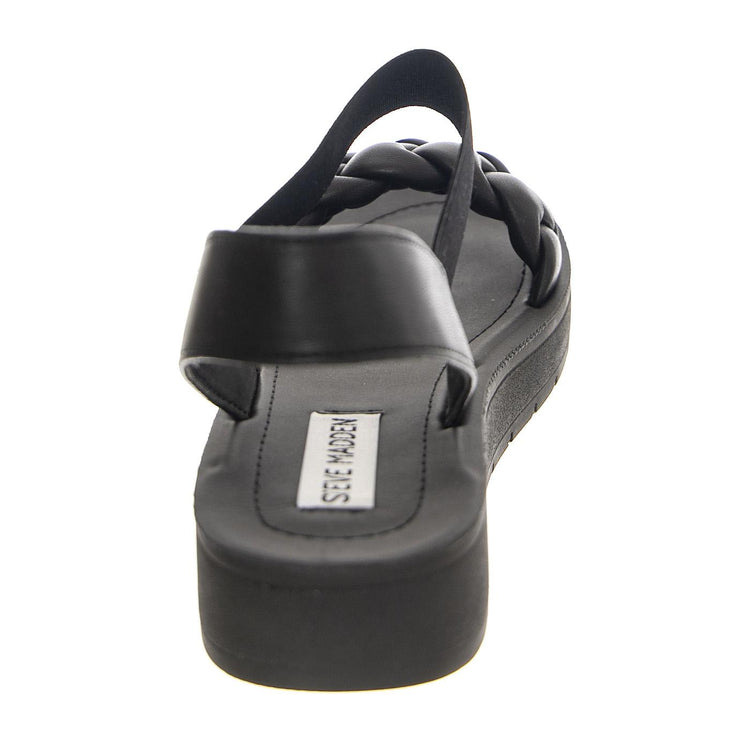 W' Keenly Black Sandals - Sandali Donna Neri SMSKEENLY-BLK  STEVE MADDEN 