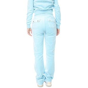 Cotton Rich Del Ray Pocket Pant Petit Four - Pantaloni Sportivi Donna Blu JUCJCCB221003-PET  JUICY COUTURE 