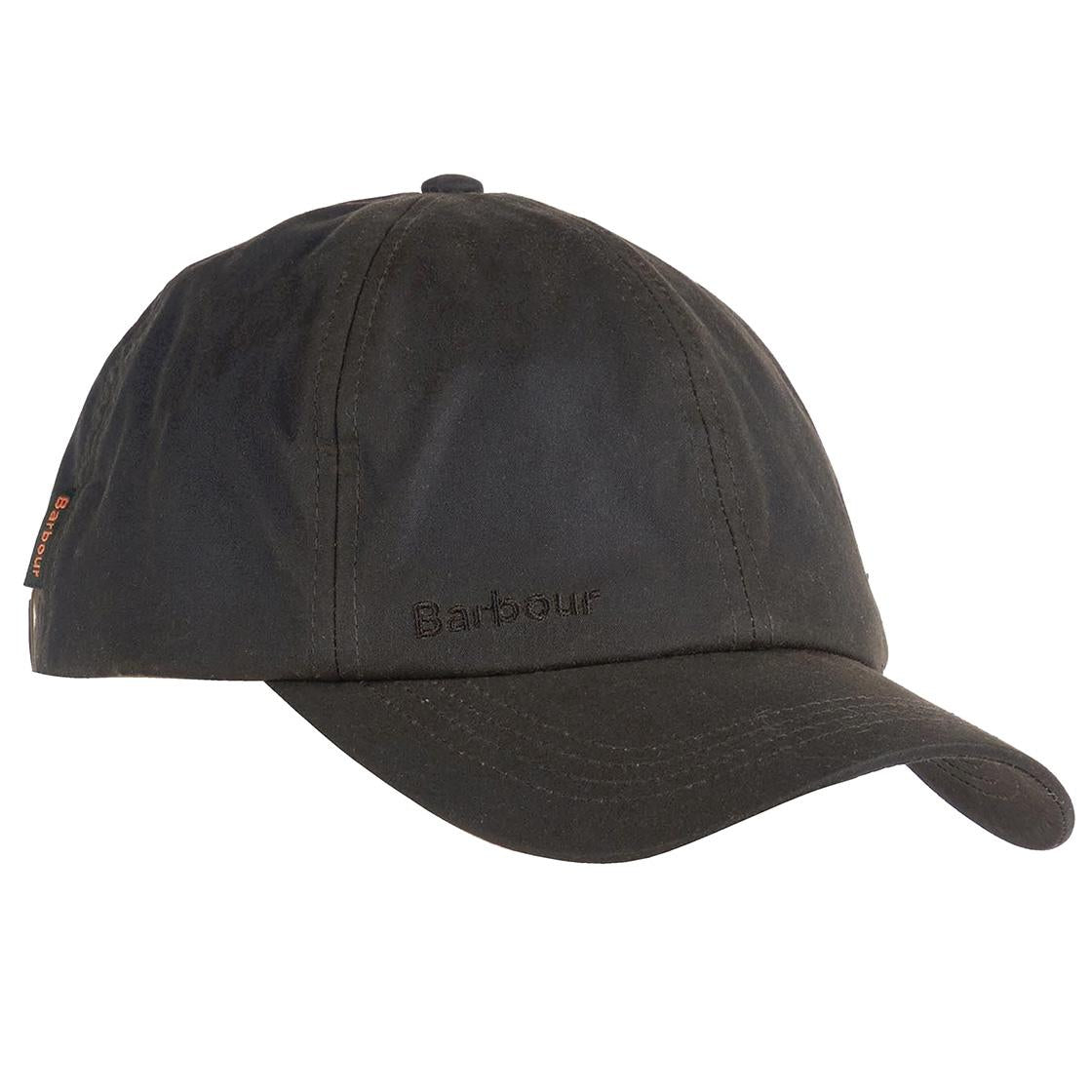 Wax Sports Cap Olive - Cappellino con Visiera Marrone FW22-MHA0005-OL71  BARBOUR 