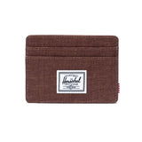 Charlie Kartenhalter Blumenerde Kreuzschraffur - Brauner Kartenhalter HERSCHEL ACCESSORIES
