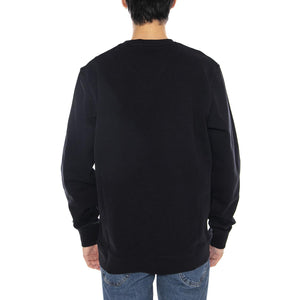 Sign Off Crew Black - Felpa Girocollo Uomo Nera 112350535  WRANGLER 