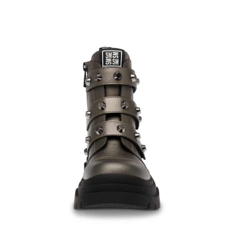 High-Level Pewter Leather - Stivali Donna Grigi SMSHIGH-LEVEL-617  STEVE MADDEN 