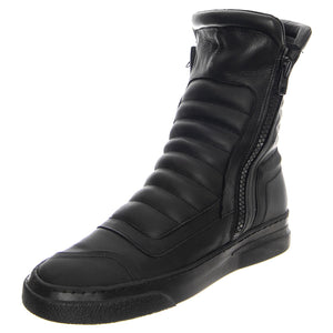 M' Moto Nappa Black / Black Sole - Stivali Uomo Neri BOMMOTO-NAPPA.BKB  BRUNO BORDESE 