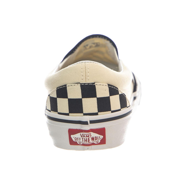 CLASSIC SLIP-ON BLACK / WHITE CHECKER - Scarpe Basse Uomo / Donna Nere / Bianche 1685 . VANS 