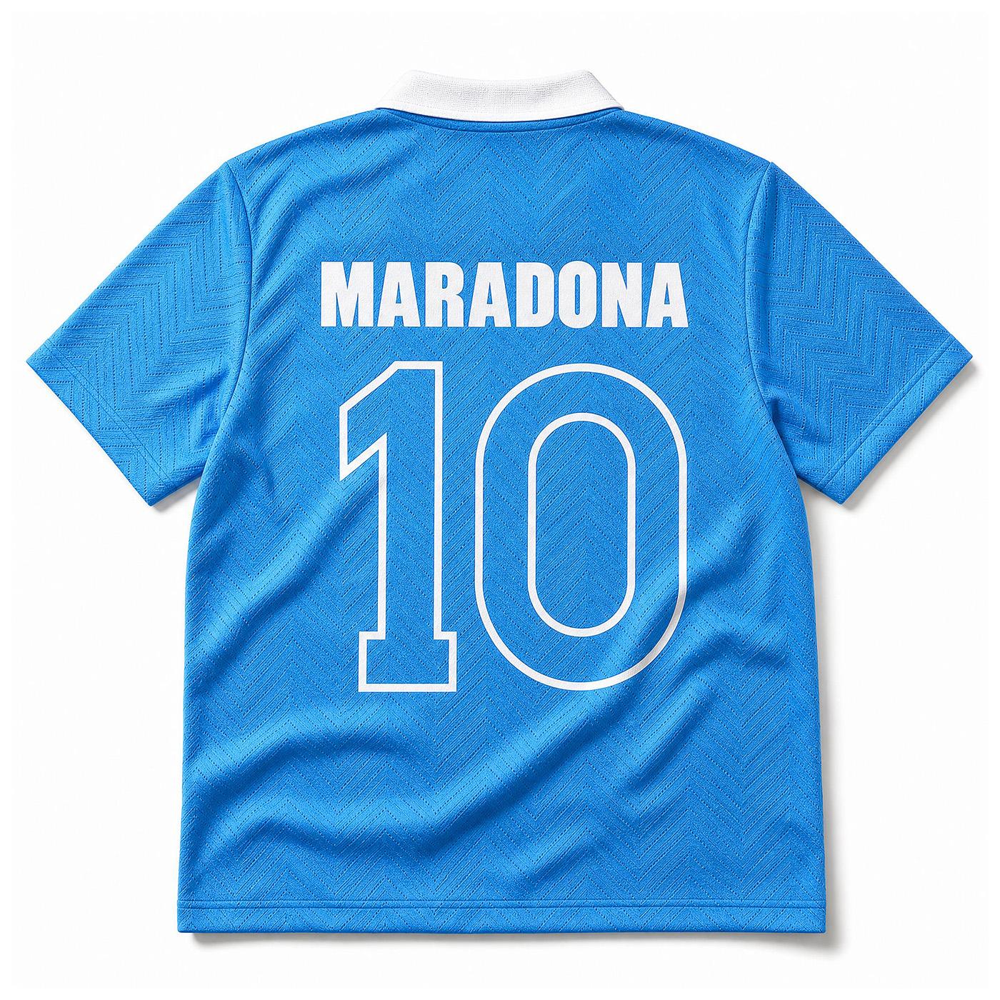 Maradona Polo Tee - Polo Maradona Uomo Azzurra / Blu TS1247 T6-03 DOLLY NOIRE 
