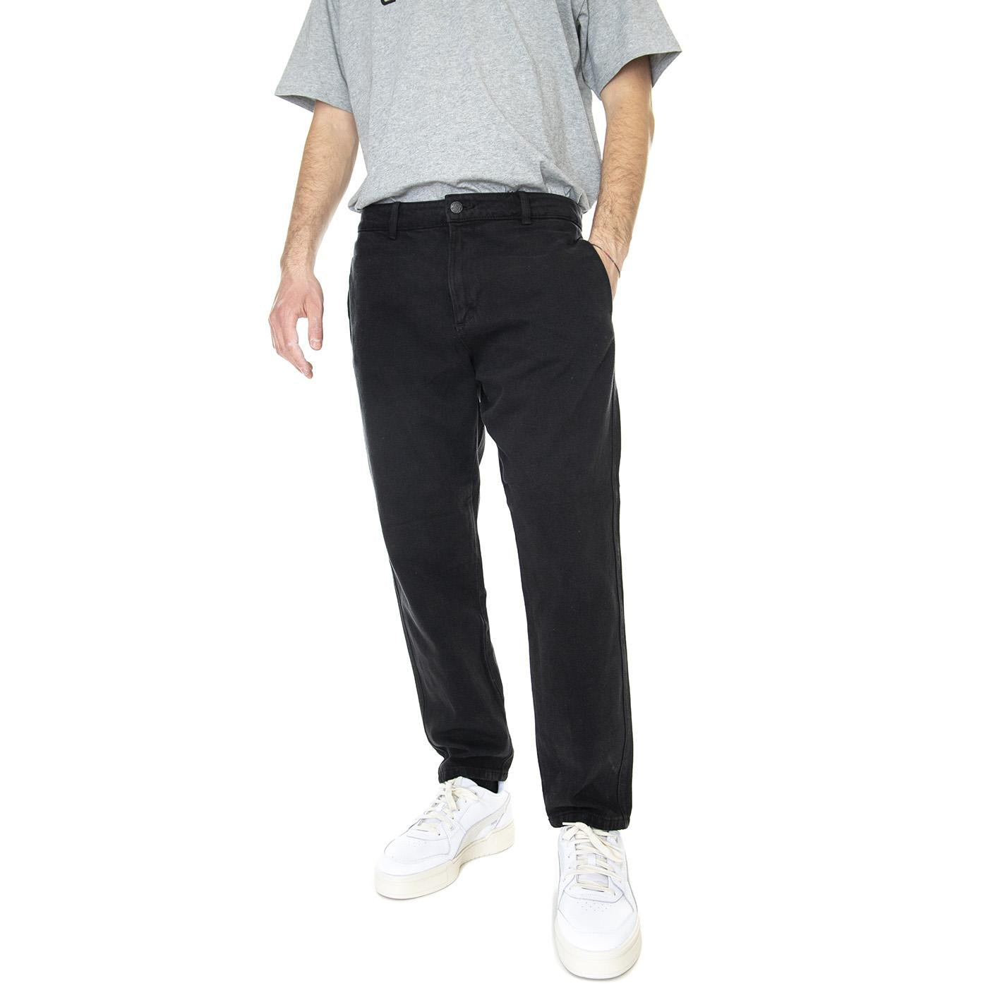 Onsavi Beam Chino Twill PK 1540 Black - Pantaloni Chino Uomo Neri 22021540-Black  ONLY & SONS 