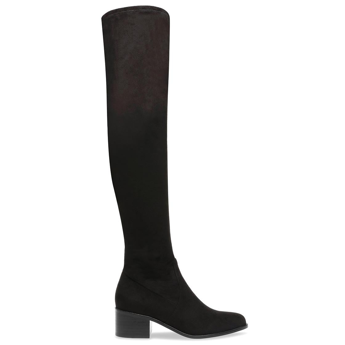 SADIE BLACK  MICROSUEDE - Stivale Donna Nero SMSSADIE-BLK . STEVE MADDEN 