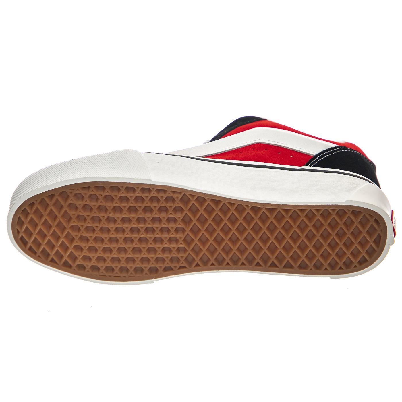 Knu Skool Red/True White - Scarpe Stringate Profilo Basso Uomo Multicolore VN0009QC6RT1  VANS 