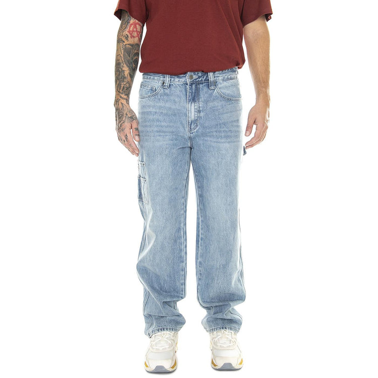 Carpenter Pant Blue - Pantaloni Uomo Blu M3BG43D4XY5  GUESS ORIGINALS 