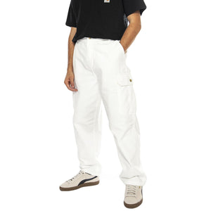 Stanton Cargo Pant Wax stone washed - Pantaloni Uomo Bianchi I033825.D606  CARHARTT WIP 