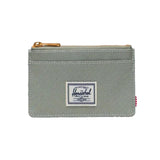 Herschel Oscar Kartenetui Seegras - Grünes Reißverschluss-Kartenetui HERSCHEL ACCESSORIES
