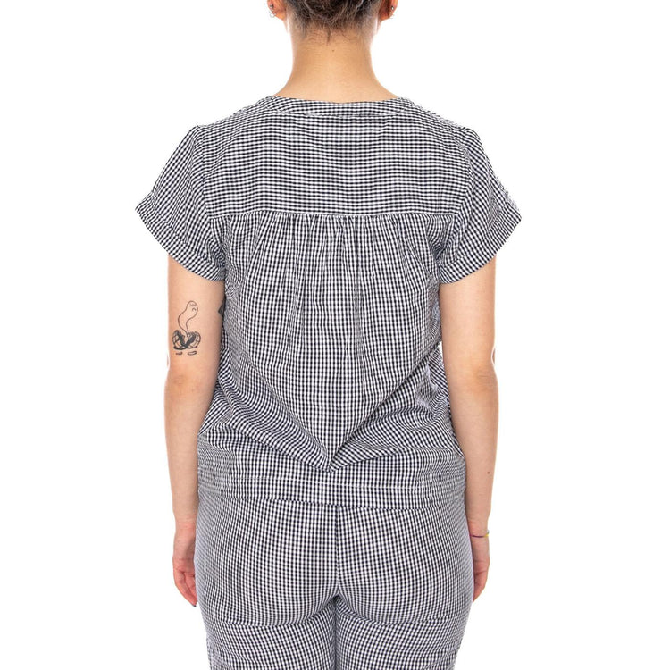 BLOUSE NAVY - Blusa Donna Blu Multicolore 4.61.085.85 202 MD'M 
