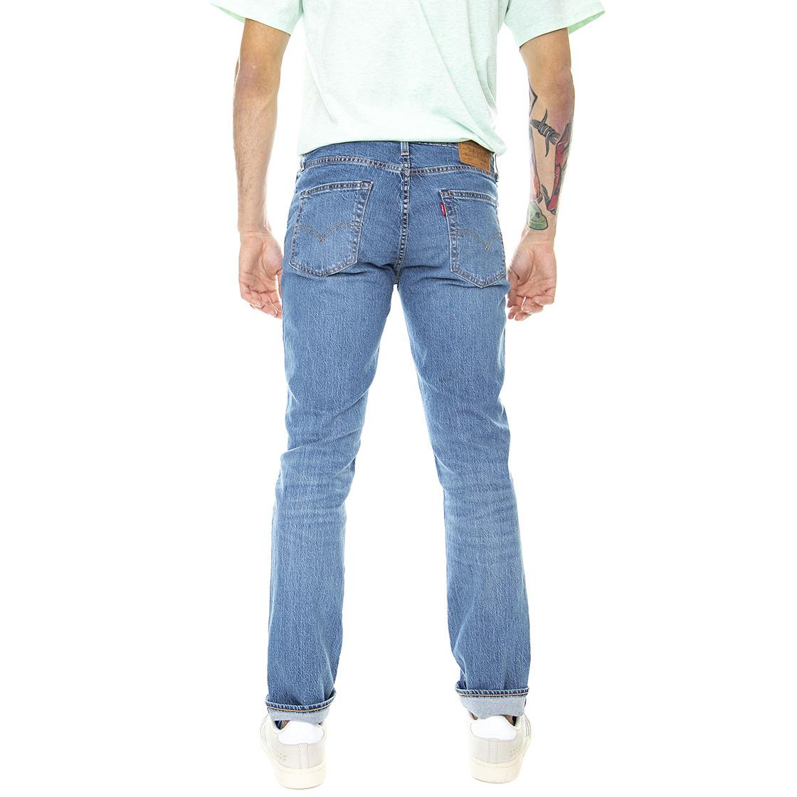 511 Slim Tabor Gentle - Pantaloni Denim Jeans Uomo Blu / Light Indigo / Flat Finish 04511-5113 . LEVIS 
