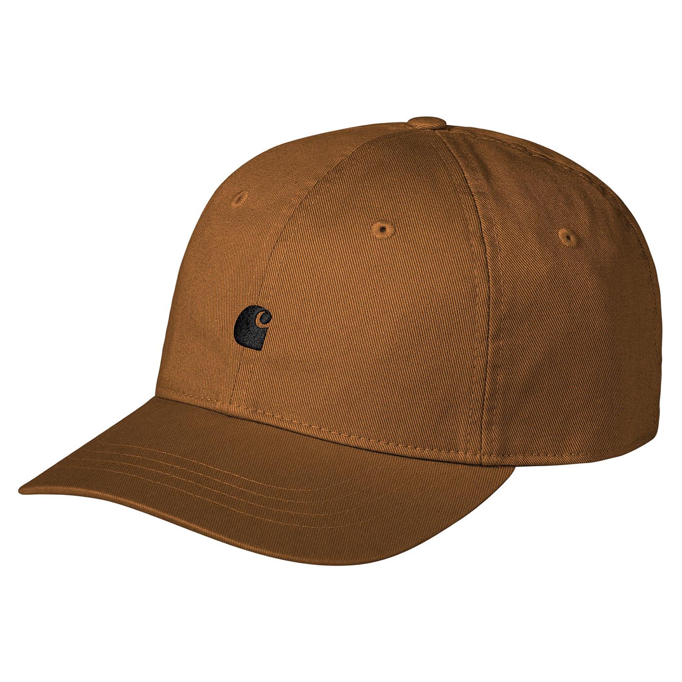 Madison Logo Cap Deep H Brown / Black - Cappellino con Visiera Marrone I023750.1QBXX  CARHARTT WIP 