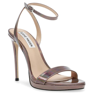 Wordly Pewter Hologram Mirror PU - Sandali Donna Grigi SMSWORDLY-PEW  STEVE MADDEN 