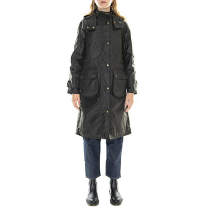 Long Cannich Wax Olive Classic - Giacca Invernale Donna Marrone 222MLWX1264-OL71  BARBOUR 