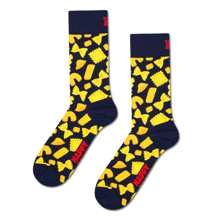 Pasta Sock Black - Calzini Neri P004489 BLK HAPPY SOCKS 