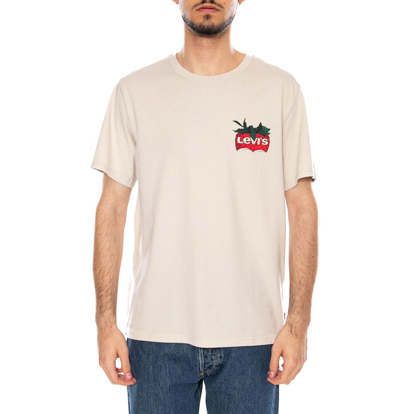 SS RELAXED FIT TEE - COASTAL CREATIVE FRESH AND SMOOTH PUMICE STONE - Maglietta Girocollo Uomo Beige 16143 2480 LEVIS 