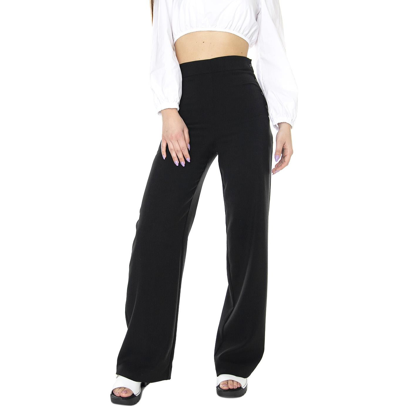 W' Pantalone Black - Pantaloni Donna Neri 311SD25060-S3000  ALESSIA SANTI 