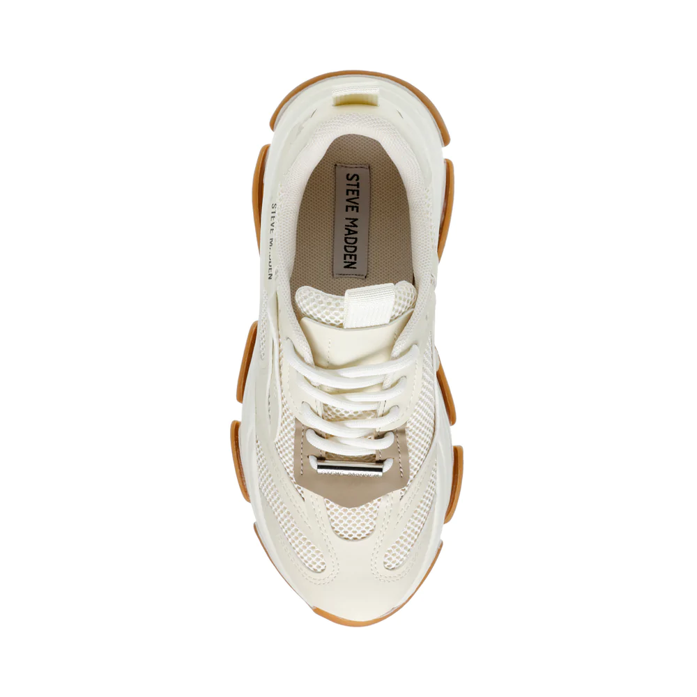 Possession White Gum - Scarpe Stringate Profilo Basso Donna Bianche SMPPOSSESSION-WHIGUM  STEVE MADDEN 